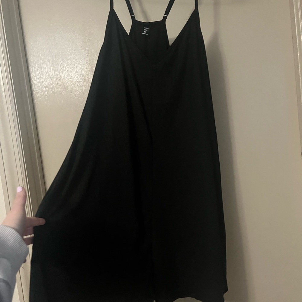 SHEIN Black Shorts Romper